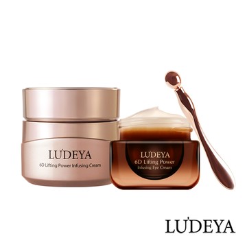 LUDEYA 琥珀超能量細紋撫平組 (琥珀霜升級版+琥珀眼霜)