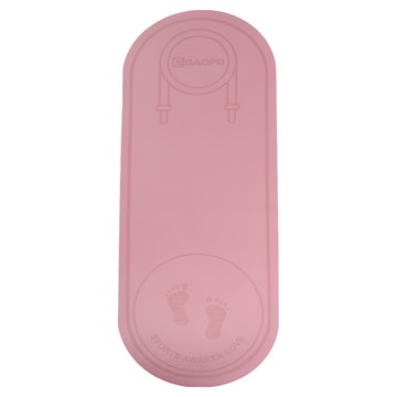 GAOPU 靜音跳繩加厚訓練墊 加大款 粉色 183 x 66 x 0.6cm 瑜珈墊  1個