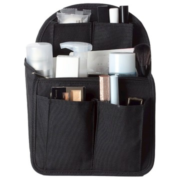 城市漫遊 後背包 中包 L 黑色 多層分隔 輕巧材質