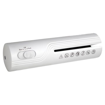 FILUX 飛力士 手持式碎紙機 S-090 直條狀碎紙 3mm極細 附開瓶器 輕巧攜帶  極簡白