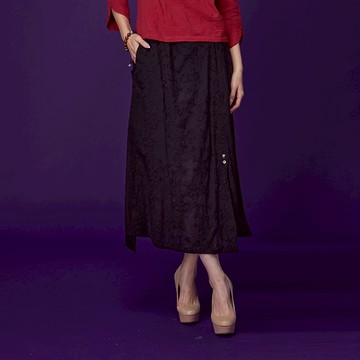 古典美 刺繡浪漫造型裙【58142】棉麻/亞麻/中國風/漢服/茶禪服