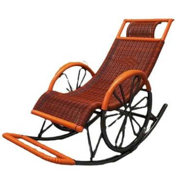 老爺椅大人午休老人專用家用沙發懶人搖搖椅藤躺椅戶外陽臺休閑椅[010209DD]