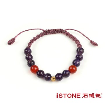 石頭記-九紫離火開運手鍊-編織蠟線
