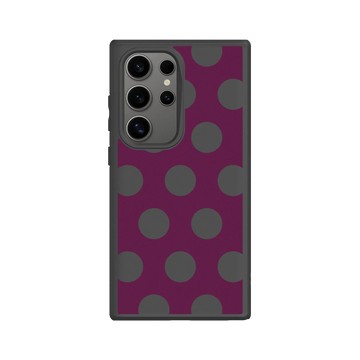 Galaxy S24 Ultra SolidSuit 黑 - Pattern Play - 莓果圓點