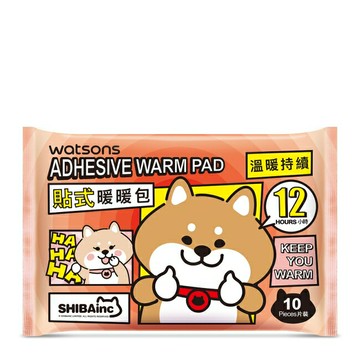 屈臣氏貼式暖暖包10包入(柴犬)