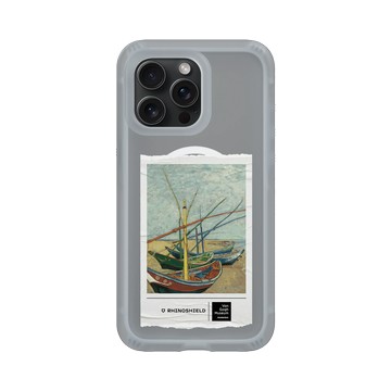 iPhone 15 Pro Max AirX 流變灰 - Van Gogh Museum - 聖馬迪拉莫海邊的漁船