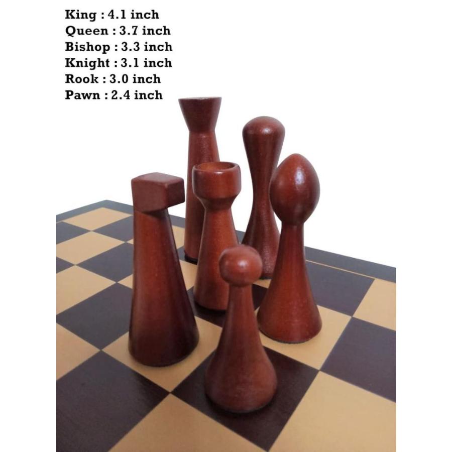 STARPPLE Weighty  Durable 16 inch Real Wooden Chess Set. Luxurious Handmad