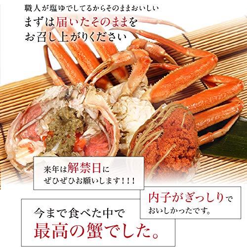 甲羅盛り せいこがに （メス・雌）1個セット  甲羅盛 セイコガニ カニ かに 蟹 ギフト 香箱ガニ カニ専門店 越前宝や