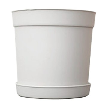 DAM DDA 基本款花盆  1號(128 x 115mm)  白色  10個