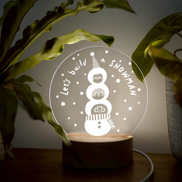 【LIGHTO】 貓咪疊羅漢：貓咪堆雪人｜聖誕小夜燈