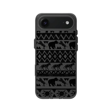 iPhone Air Clear (相機按鈕) 酷墨灰 - 花生騷 WasangShow - 熊與豹