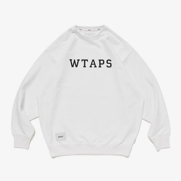 【日貨代購CITY】2025SS WTAPS ACADEMY SWEATER COTTON 棉質 重磅 LOGO 大學T