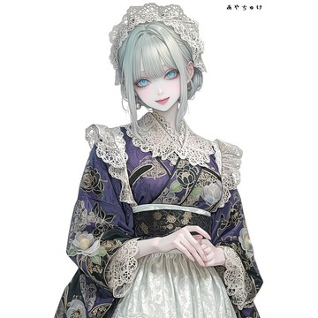 【9 月新品】07-142-0152 人物貼紙 幻想復古浪漫喫茶