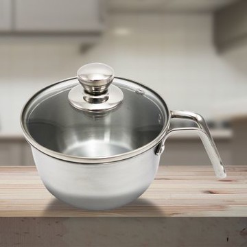 Dashiang 304不鏽鋼萬用美味泡麵鍋-14cm-附蓋-1支