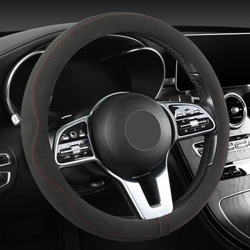 四季通用恒溫翻毛皮汽車方向盤套 適用于凱迪拉克CT4 CT5 XT4 XT5