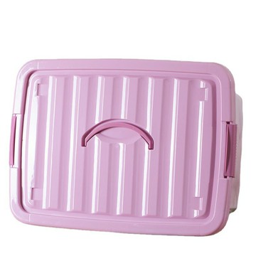 楓林宜居 衣物收納盒批發家用加厚大容量塑料收納箱兒童玩具宿舍防塵收納箱