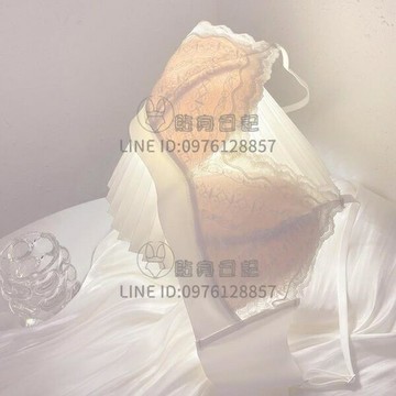 薄款內衣女聚攏小胸夏季無鋼圈蕾絲性感法式三角杯純欲文胸【倪醬小鋪】