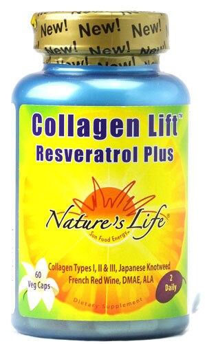 Nature's Life Collagen Lift Resveratrol Plus 60 Capsules