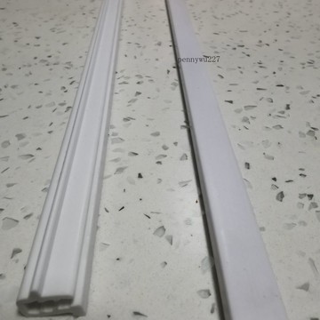 【五金 熱銷】冰箱隔板卡邊條玻璃包邊條卡條ABS材質夾邊封口防割手長條白色U型 優選