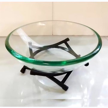 玻璃果盤水果展示商用盤自助餐刺身盤沙拉涼菜創意架子鋼化高級碗