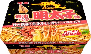 明星 一平ちゃん夜店の焼そば 醤油バター明太子味 127g ×12個