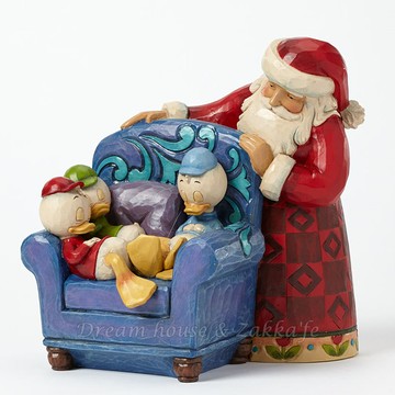 美國ENESCO精品 Jim Shore愛木小灣 聖誕老公公與唐老鴨Baby ★超可愛★ Disney 迪士尼 ★ Zakka'fe