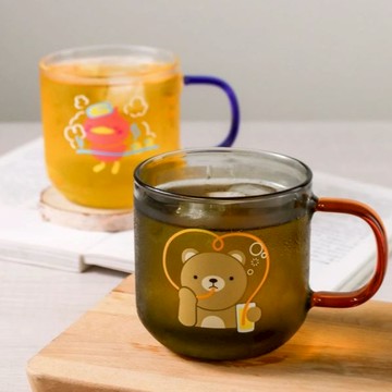 【WUZ屋子】好玻GOODGLAS 玻玻島變色單層把手杯-共2款