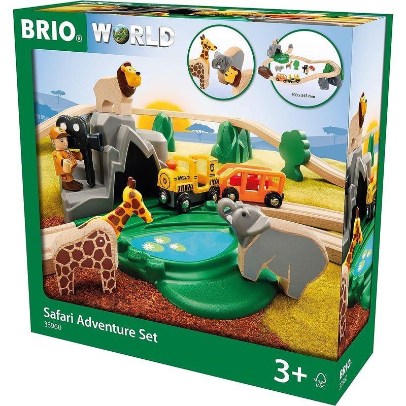 BRIO (ブリオ) WORLD サファリアドベンチャーセット 全26ピース 対象