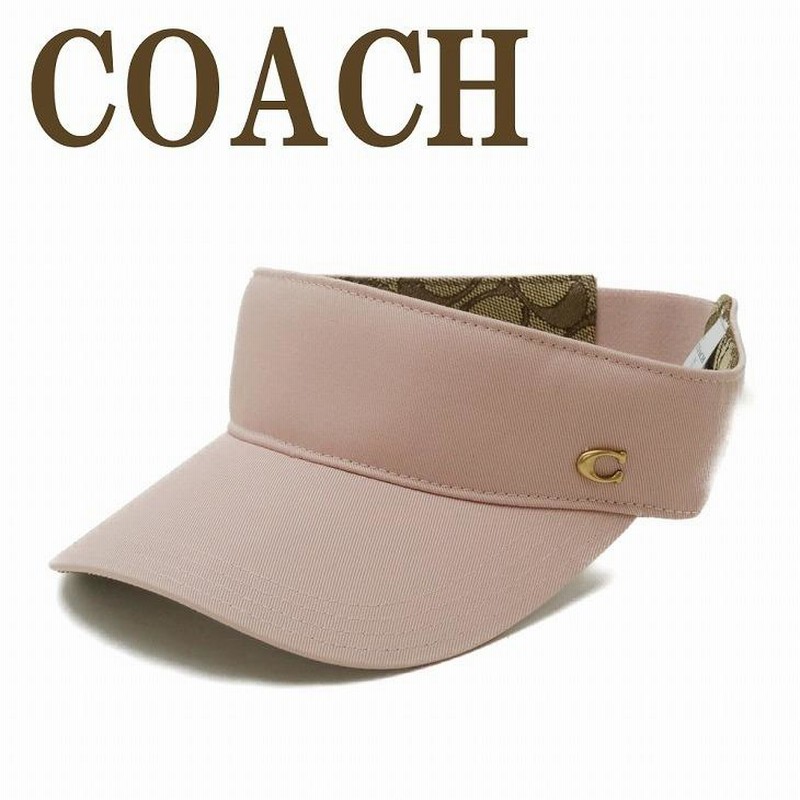 コーチ COACH レディース 帽子 キャップ サンバイザー ハット つば付 