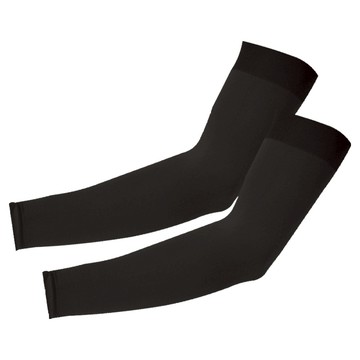 LEADER X 鋅石墨烯無痕加大涼感袖套 台灣製  黑色  40 x 9cm  1套