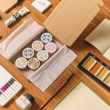 磁磚系列 / 紙膠帶 - 全套裝 - 七卷入