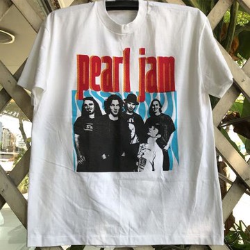Pearl Jam珍珠醬樂隊美潮炸搖滾周邊cec嘻哈chic短袖男女純棉T恤