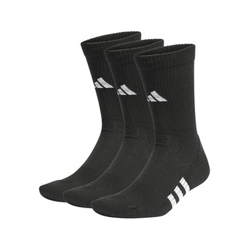 adidas 長襪 Performance Cushioned 黑白 三條紋 中筒襪 運動襪 休閒襪 襪子 愛迪達 IC9521