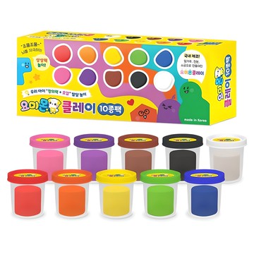 Yomimon 10色黏土套組  1組  500g  混色