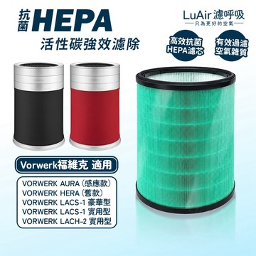 適用 Vorwerk 德國福維克 Aura Hera LACS-1 LACH-2 HEPA 抗菌濾網 濾芯 空氣清淨機