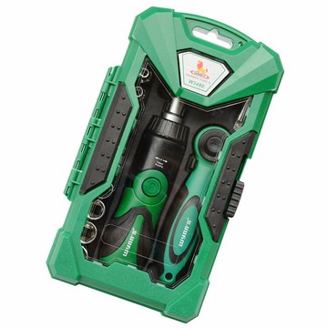 威力獅 26件套筒螺絲批組套 鉻釩鋼組合螺絲刀 多用起子 W3480