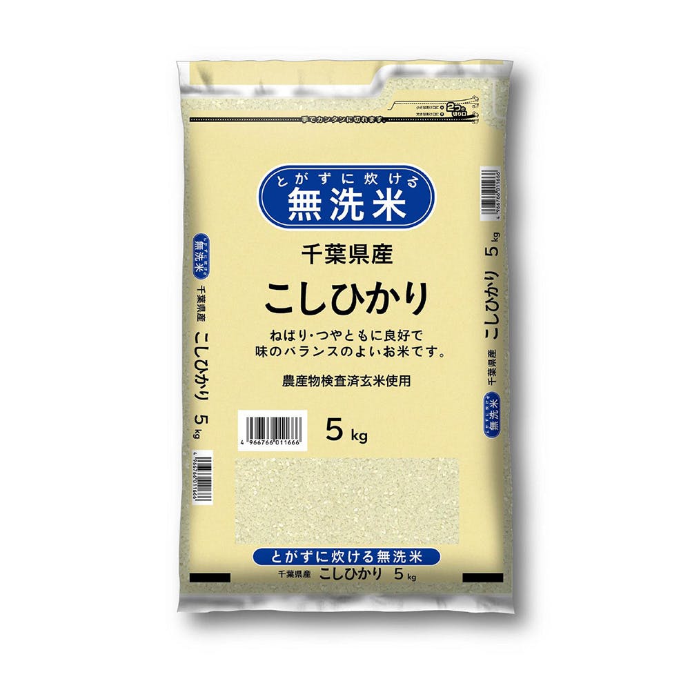 令和5年産 無洗米 千葉県産 こしひかり 5kg