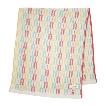 日本丸真 今治繽紛箭羽毛巾- 米