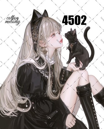 original sticker no.4502 人物貼紙 原創貼紙 原創人物貼紙 裝飾貼紙 cotton melody