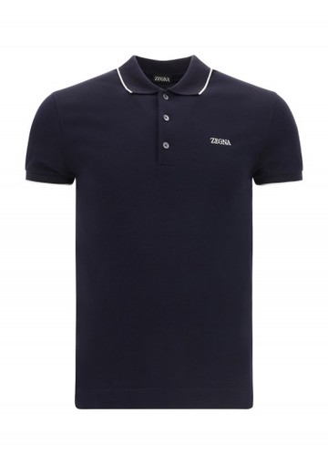 Zegna - Polo Shirt - Mens - Blue