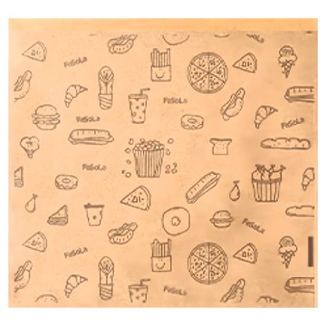 FaSoLa DIY多用途食品用卡通防油紙袋 50個  FA-DZ-550A  2組