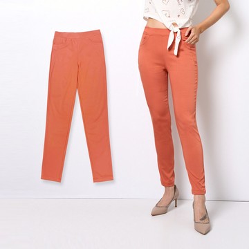 CLL巧玲瓏 激瘦美型巧彈褲(磚色)2581019