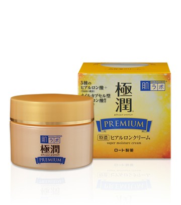 HadaLabo Gokujyun Premium Hyaluron Super Moisturizing Cream (50g)