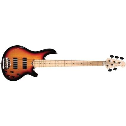 Lakland Skyline Series 55-01 Bass Guitar, Three Tone Sunburst 5-Strings