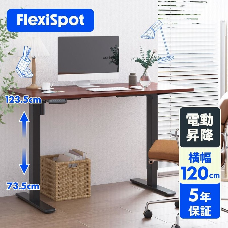 FlexiSpot E9 スタンディングデスク　電動式昇降式デスク　幅120目立つ傷はありません