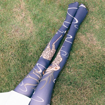 SIOWL 鹿 耳鼠 山海經系列 設計師原創 連褲襪 印花絲襪