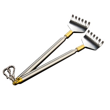 伸縮抓背器 Set 2支  金屬銀  1組