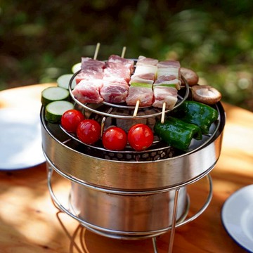 日式七輪雙層炭火烤爐