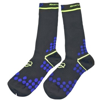 PORA BELLA 女款螢光色彩運動壓力襪 1雙  黑  22~26cm