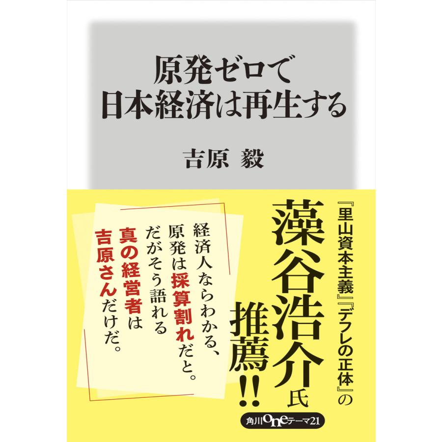 原発ゼロで日本経済は再生する